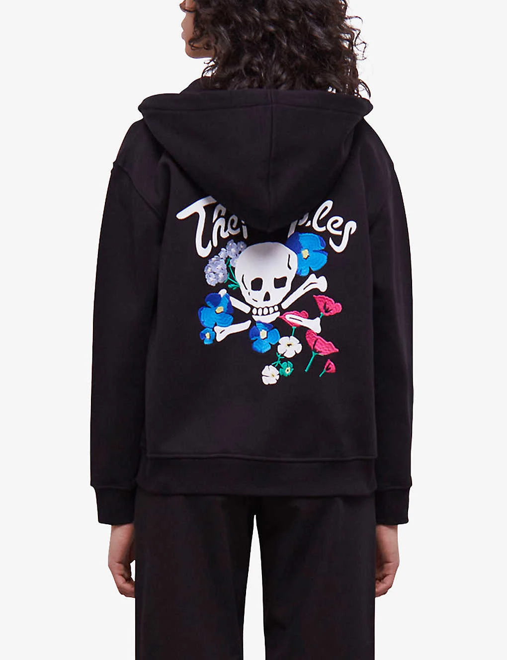 THE KOOPLES Logo-embroidered Cotton-jersey Hoody 4 THE KOOPLES Logo-embroidered Cotton-jersey Hoody - Image 4