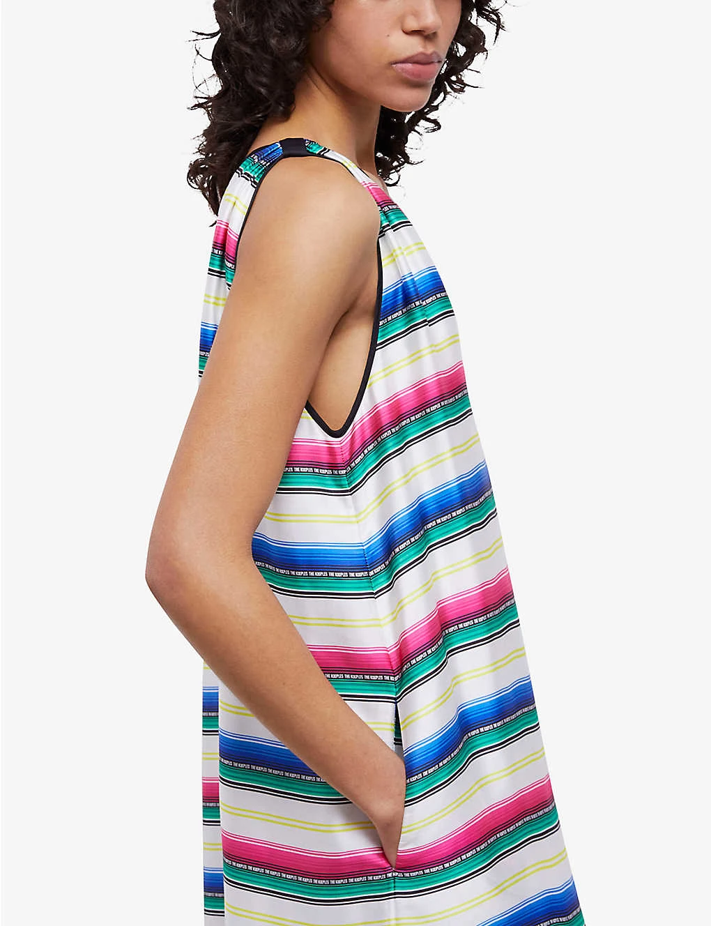 THE KOOPLES Stripe V-neck Woven Maxi Dress 5 THE KOOPLES Stripe V-neck Woven Maxi Dress - Image 5