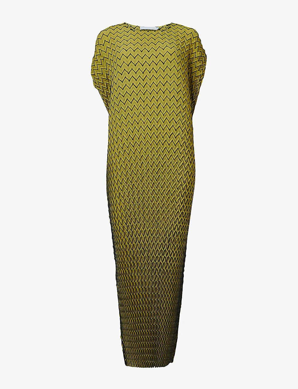 Zig Zag-pint Plissé Woven Midi Dress 1 Zig Zag-pint Plissé Woven Midi Dress