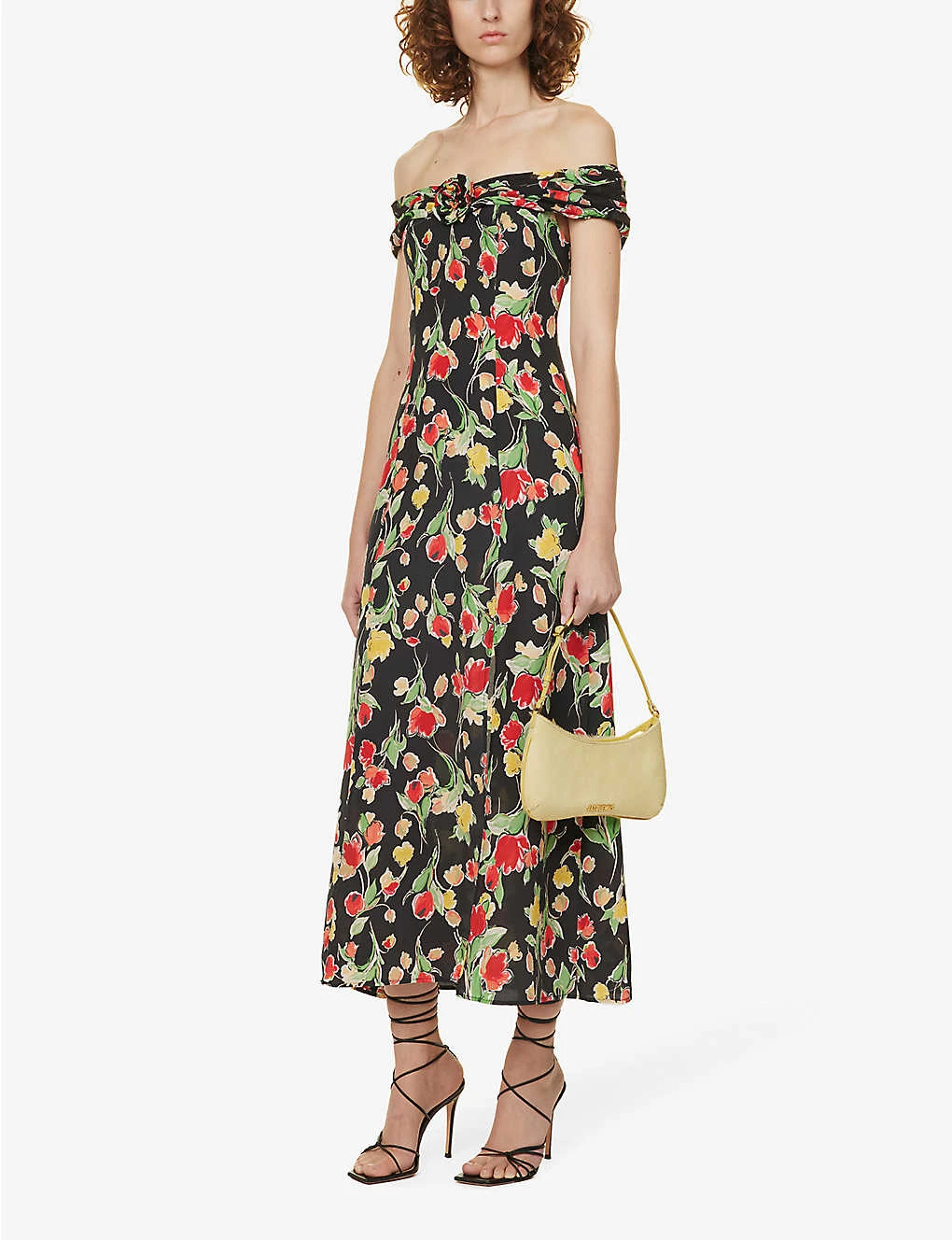 RIXO Freya Floral-print Silk Midi Dress 2 RIXO Freya Floral-print Silk Midi Dress - Image 2