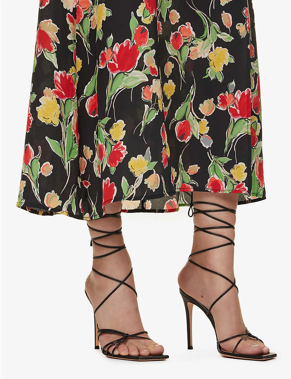 RIXO Freya Floral-print Silk Midi Dress 5 RIXO Freya Floral-print Silk Midi Dress - Image 5