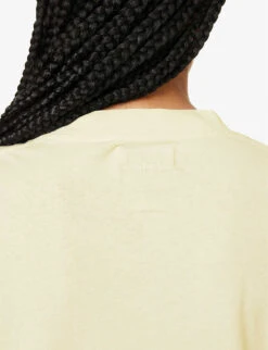 ANINE BING Eagle Graphic-print Organic-cotton T-shirt -Whistles Closet Shop R04146342 OFFWHITE ALT05