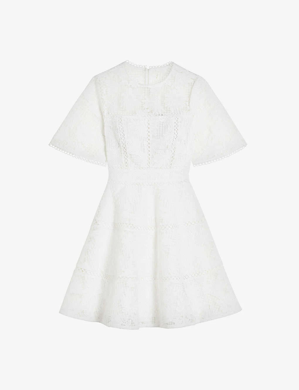 Ted Baker Lydiiha Floral-lace Woven Mini Dress 1 Ted Baker Lydiiha Floral-lace Woven Mini Dress