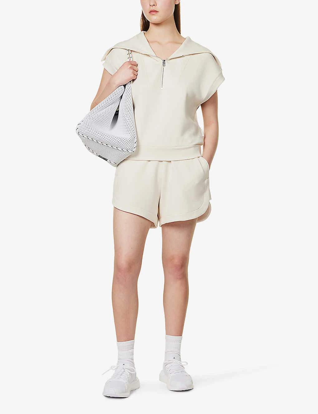 Varley Dexter Quarter-zip Stretch-jersey Sweatshirt 2 Varley Dexter Quarter-zip Stretch-jersey Sweatshirt - Image 2