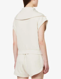 Varley Dexter Quarter-zip Stretch-jersey Sweatshirt 8 Varley Dexter Quarter-zip Stretch-jersey Sweatshirt -Whistles Closet Shop R04147430 BIRCH ALT03