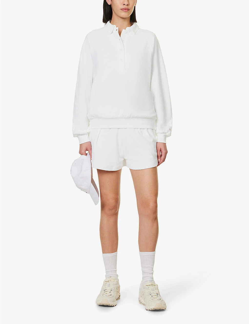 Zinnia Elle Cotton-towelling Polo Shirt 2 Zinnia Elle Cotton-towelling Polo Shirt - Image 2