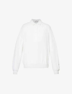 Zinnia Elle Cotton-towelling Polo Shirt