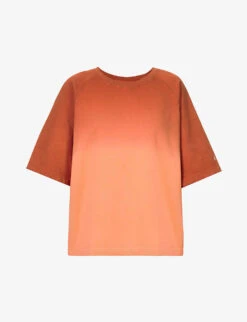 Canyon Jacquelyn Gradient-pattern Organic-cotton T-shirt