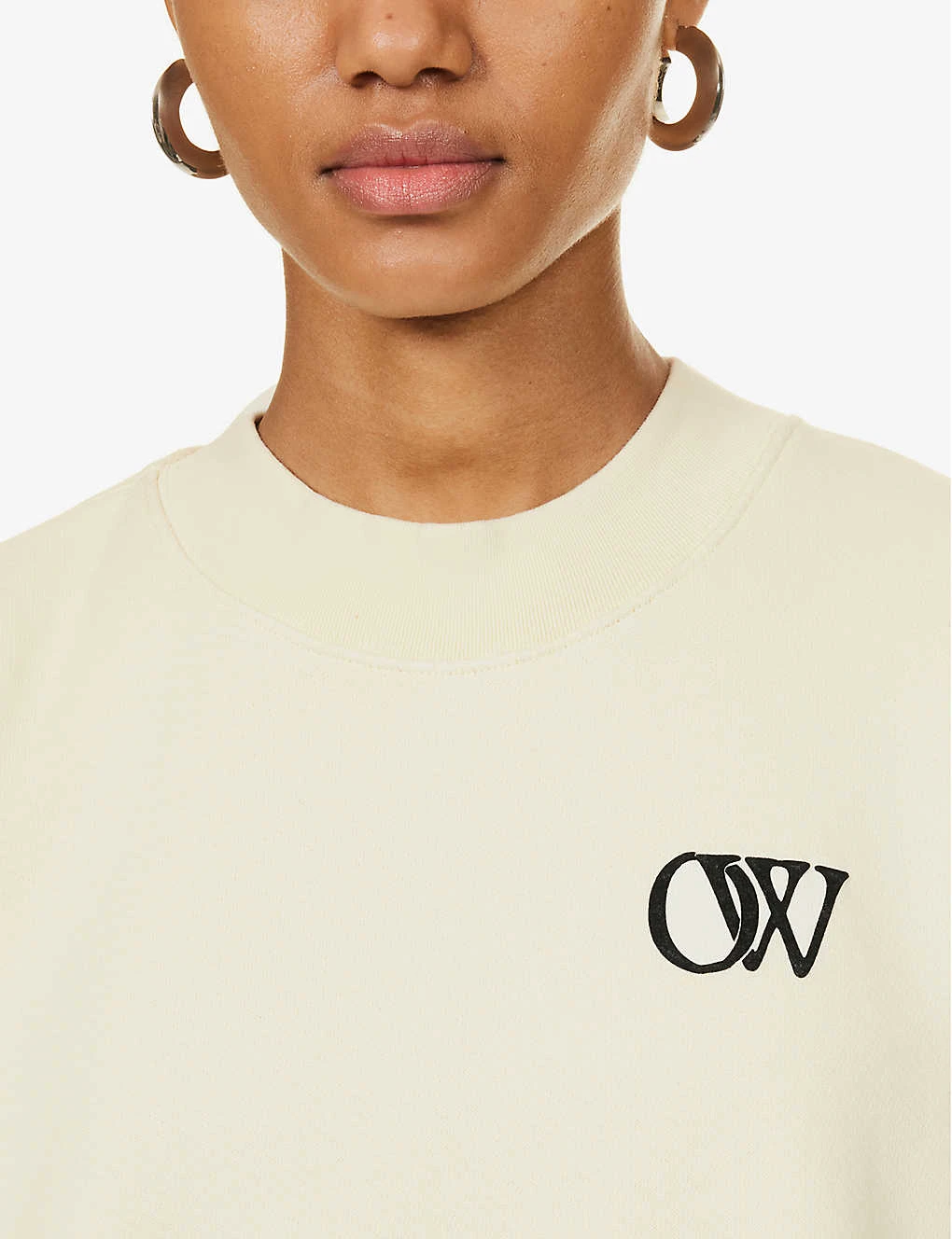 Logo-embroidered Relaxed-fit Cotton Sweatshirt 5 Logo-embroidered Relaxed-fit Cotton Sweatshirt - Image 5