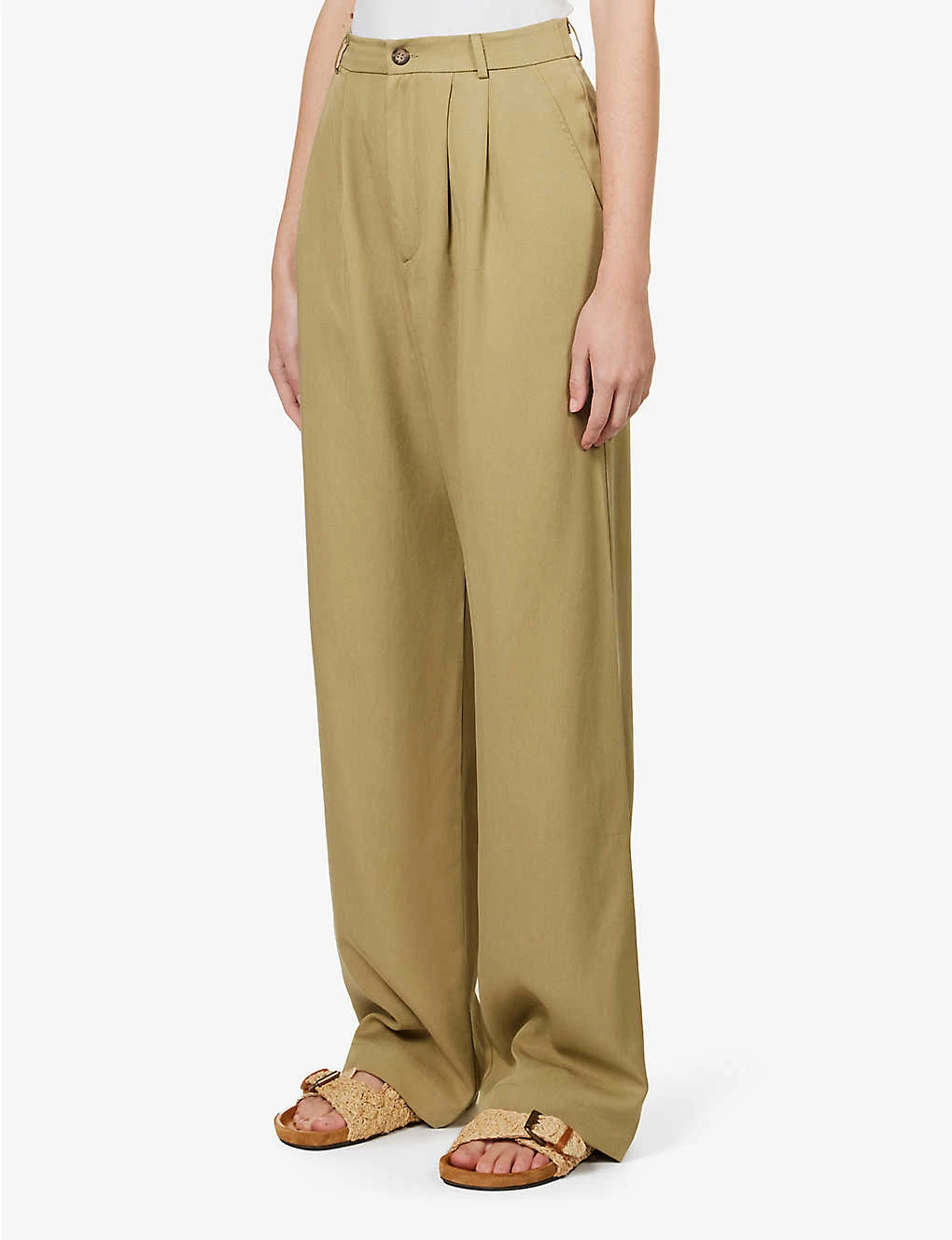 Mason High-rise Wide-leg Woven Trousers 3 Mason High-rise Wide-leg Woven Trousers - Image 3