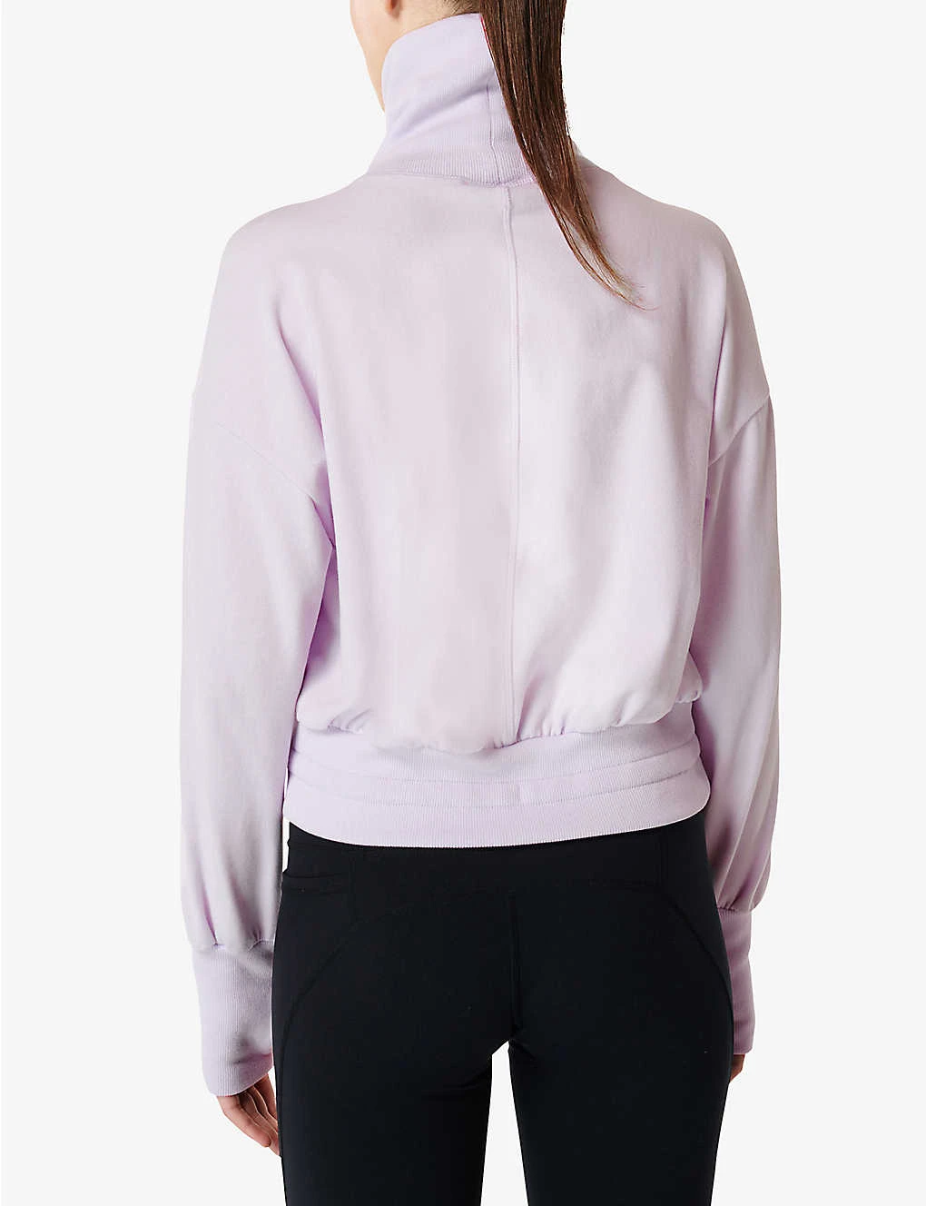 Sweaty Betty Melody Fleece Cotton-blend Sweatshirt 4 Sweaty Betty Melody Fleece Cotton-blend Sweatshirt - Image 4