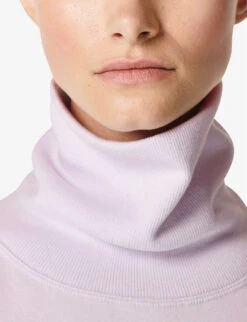 Sweaty Betty Melody Fleece Cotton-blend Sweatshirt 9 Sweaty Betty Melody Fleece Cotton-blend Sweatshirt -Whistles Closet Shop R04150391 DEWPURPLE ALT04