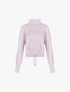 Sweaty Betty Melody Fleece Cotton-blend Sweatshirt