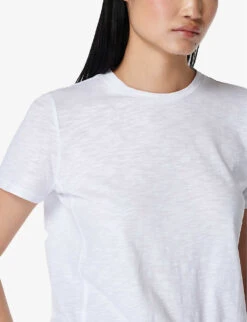 Sweaty Betty Refresh Relaxed-fit Organic-cotton T-shirt 9 Sweaty Betty Refresh Relaxed-fit Organic-cotton T-shirt -Whistles Closet Shop R04150482 WHITE ALT04