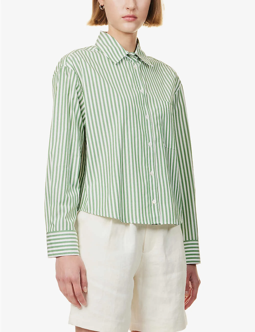 Weekend Max Mara Perak Striped Cotton Shirt 3 Weekend Max Mara Perak Striped Cotton Shirt - Image 3