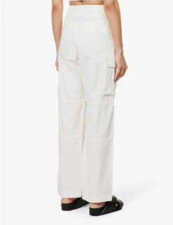 ME AND EM Regular-fit Straight-leg Denim Combat Trousers 8 ME AND EM Regular-fit Straight-leg Denim Combat Trousers -Whistles Closet Shop R04151476 OFFWHITE ALT03