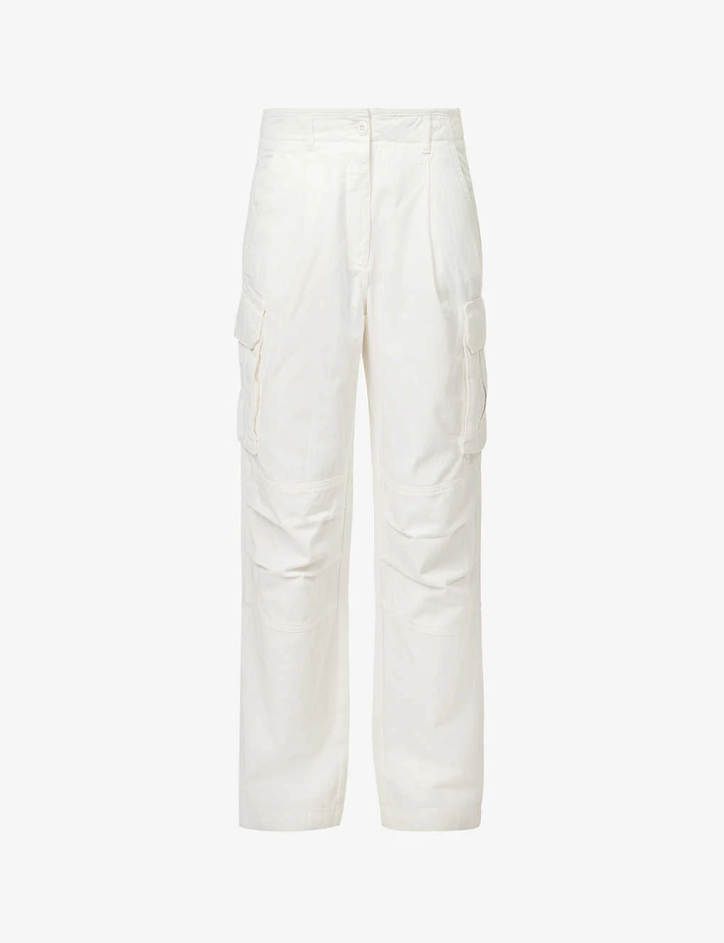 ME AND EM Regular-fit Straight-leg Denim Combat Trousers 1 ME AND EM Regular-fit Straight-leg Denim Combat Trousers