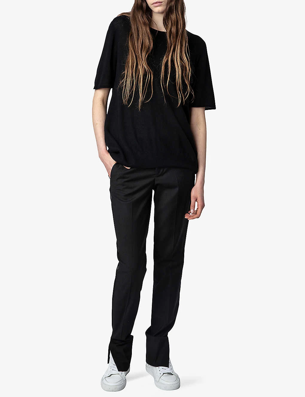 Zadig & Voltaire Ida Signature-wings Cashmere Top 2 Zadig & Voltaire Ida Signature-wings Cashmere Top - Image 2