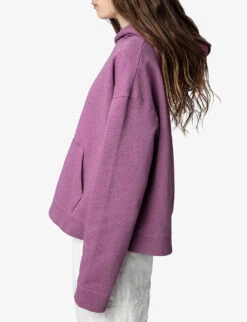 Zadig & Voltaire Mona Lion Photo-print Cotton-blend Hoody 7 Zadig & Voltaire Mona Lion Photo-print Cotton-blend Hoody -Whistles Closet Shop R04151989 TULIPE ALT02