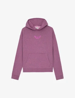 Zadig & Voltaire Mona Lion Photo-print Cotton-blend Hoody