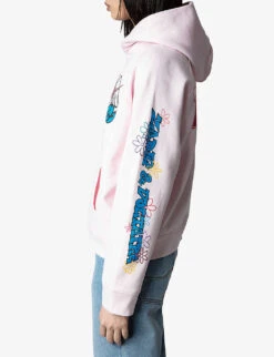 Zadig & Voltaire Georgy Coro Cho-pattern Cotton Hoodie -Whistles Closet Shop R04151996 PARME ALT02