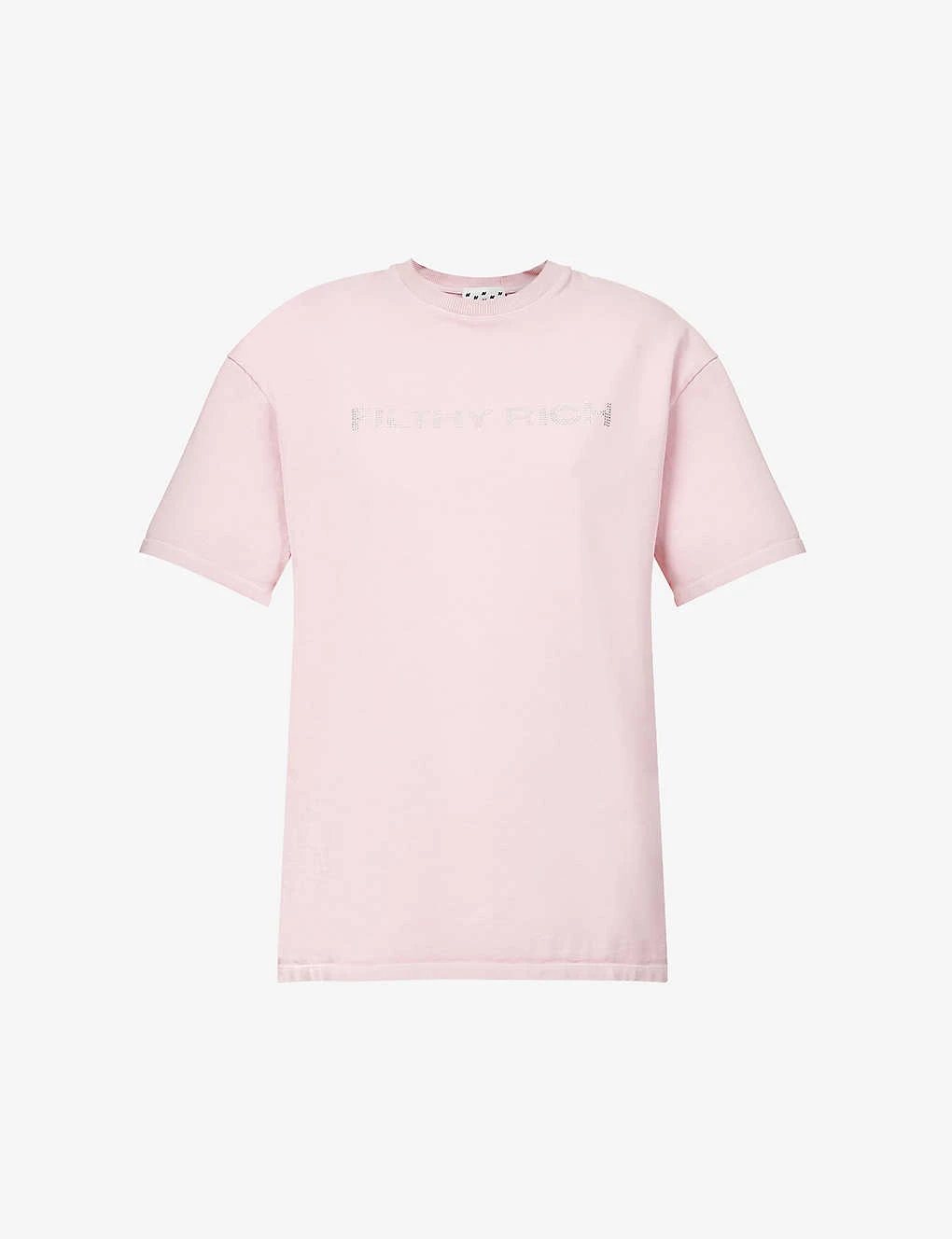 Filthy Rich Crystal-embellished Cotton T-shirt 1 Filthy Rich Crystal-embellished Cotton T-shirt