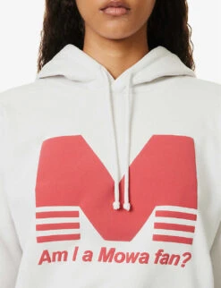 Logo-print Cropped Cotton-jersey Hoody 9 Logo-print Cropped Cotton-jersey Hoody -Whistles Closet Shop R04158076 BARELYBLUE ALT04