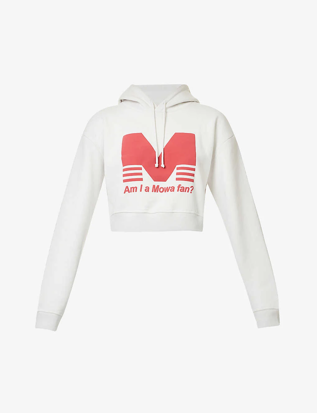 Logo-print Cropped Cotton-jersey Hoody 1 Logo-print Cropped Cotton-jersey Hoody