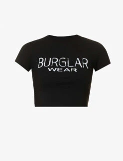 Burglar Baby Graphic-print Stretch-woven T-shirt