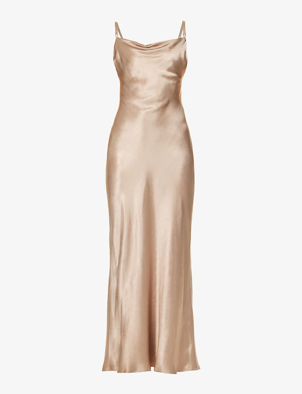 BEC + BRIDGE Malia Cowl-neck Satin Maxi Dress 1 BEC + BRIDGE Malia Cowl-neck Satin Maxi Dress