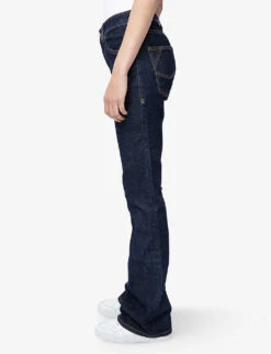 Zadig & Voltaire Emile Wide-leg Mid-rise Stretch-denim Jeans 7 Zadig & Voltaire Emile Wide-leg Mid-rise Stretch-denim Jeans -Whistles Closet Shop R04164059 BRUT ALT02
