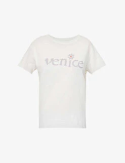 ERL Venice Floral-print Cotton-jersey T-shirt