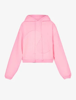 ERL Swirl-pattern Relaxed-fit Cotton-blend Hoody