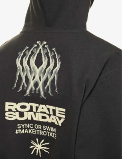 Logo-print Relaxed-fit Organic-cotton Hoody -Whistles Closet Shop R04166481 PHANTOM ALT04