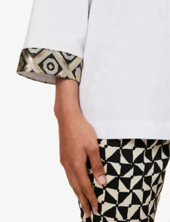 Tenerife Relaxed-fit Cotton Shirt -Whistles Closet Shop R04167349 WHITE ALT04