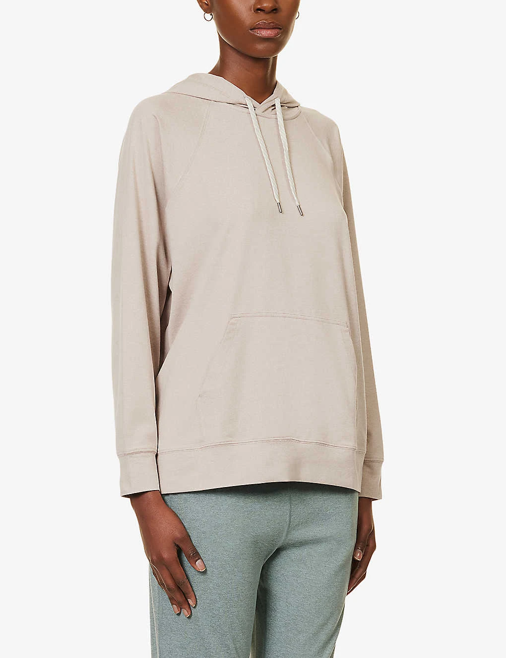 Vuori Halo Relaxed-fit Recycled-polyester-blend Hoody 3 Vuori Halo Relaxed-fit Recycled-polyester-blend Hoody - Image 3