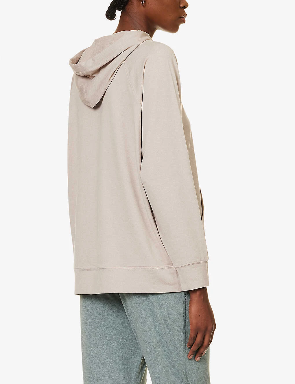 Vuori Halo Relaxed-fit Recycled-polyester-blend Hoody 4 Vuori Halo Relaxed-fit Recycled-polyester-blend Hoody - Image 4