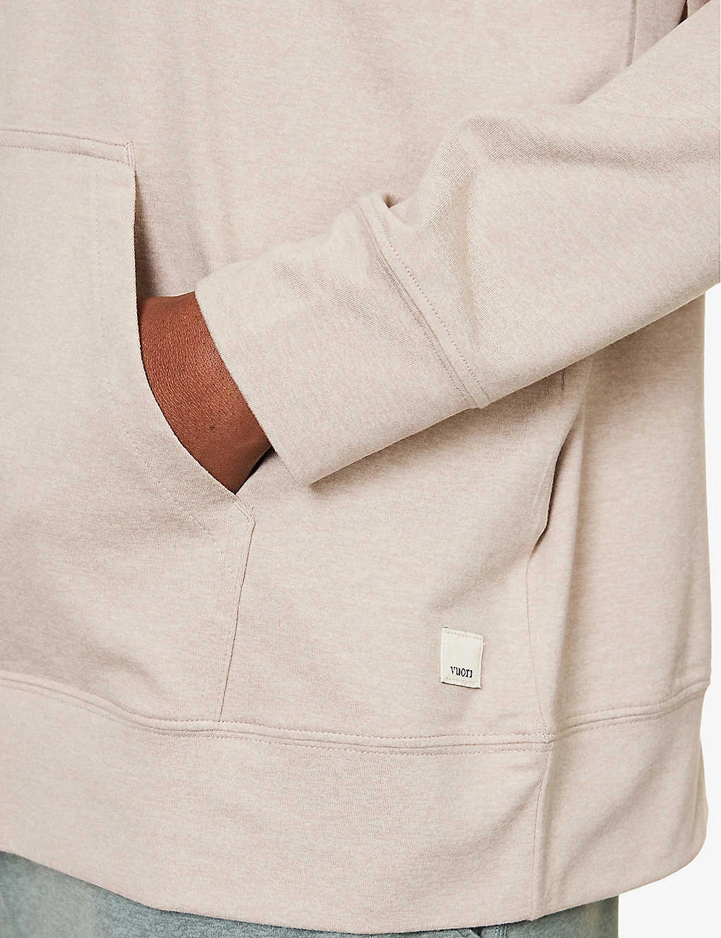 Vuori Halo Relaxed-fit Recycled-polyester-blend Hoody 5 Vuori Halo Relaxed-fit Recycled-polyester-blend Hoody - Image 5