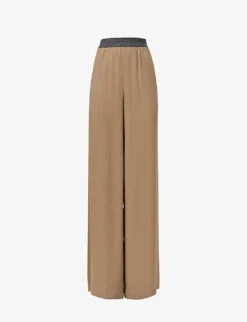 Reiss Gem Wide-leg High-rise Woven Trousers