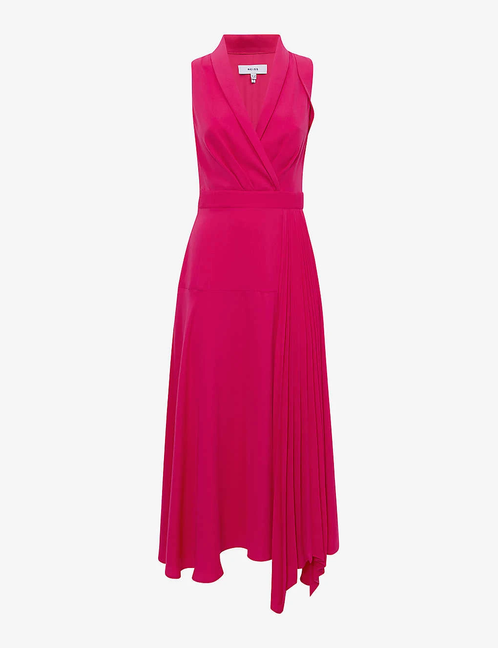 Reiss Claire Pleated Woven Midi Dress 1 Reiss Claire Pleated Woven Midi Dress
