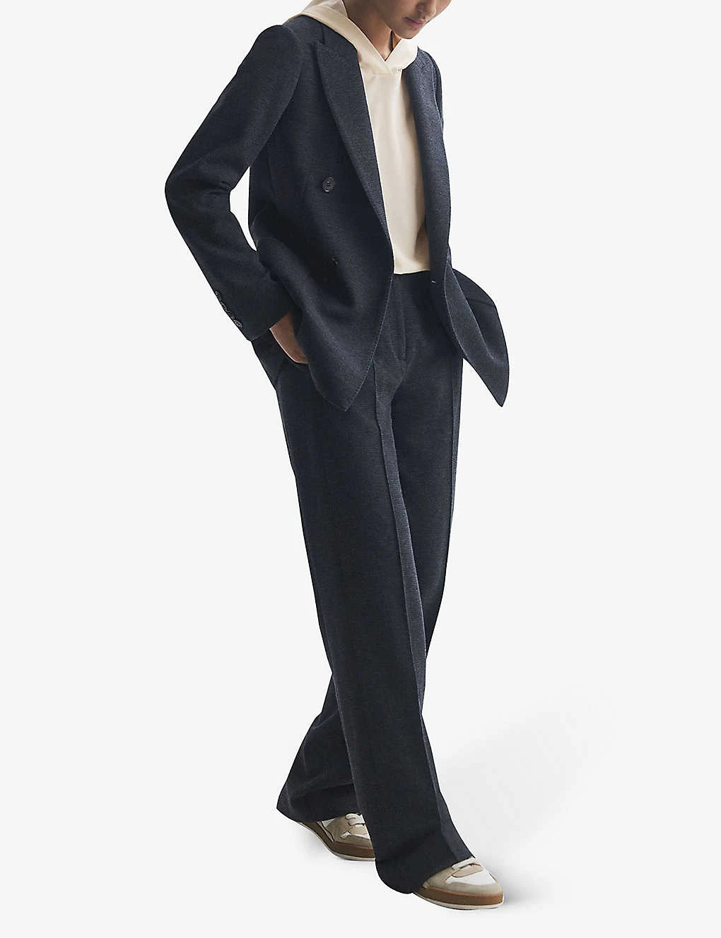 Reiss Hayley Hooded Stretch-woven Top 2 Reiss Hayley Hooded Stretch-woven Top - Image 2