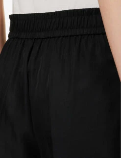 Joseph Thurlow Wide-leg High-rise Silk And Cotton-blend Trousers 11 Joseph Thurlow Wide-leg High-rise Silk And Cotton-blend Trousers -Whistles Closet Shop R04169961 BLACK ALT05