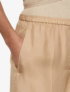 Joseph Thoresby Wide-leg Relaxed-fit Silk Trousers -Whistles Closet Shop R04169965 DESERT ALT02