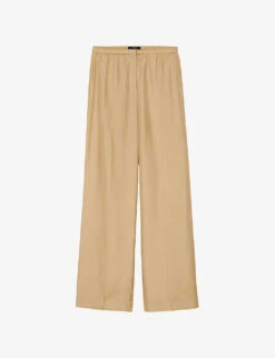 Joseph Thoresby Wide-leg Relaxed-fit Silk Trousers