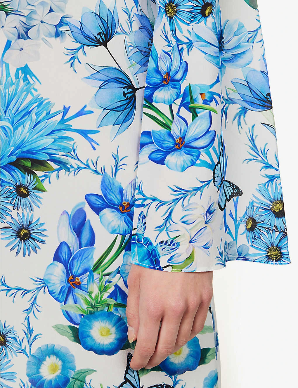 Collins Floral-print Silk-crepe Maxi Dress 6 Collins Floral-print Silk-crepe Maxi Dress - Image 6