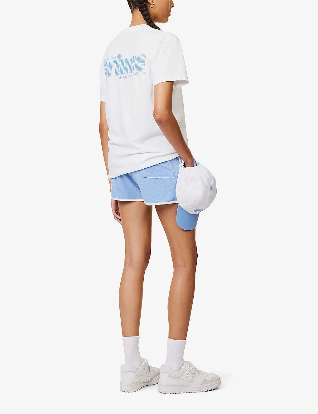 Sporty & Rich X Prince Sporty Logo-printed Cotton-jersey T-shirt 2 Sporty & Rich X Prince Sporty Logo-printed Cotton-jersey T-shirt - Image 2