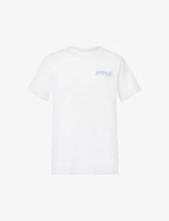 Sporty & Rich X Prince Sporty Logo-printed Cotton-jersey T-shirt