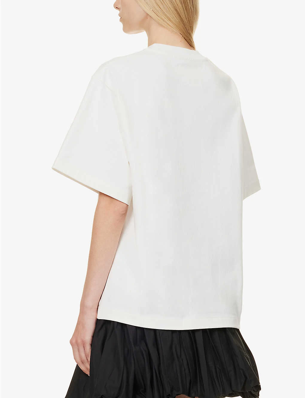 Jil Sander Logo-print Boxy-fit Cotton-jersey T-shirt 4 Jil Sander Logo-print Boxy-fit Cotton-jersey T-shirt - Image 4