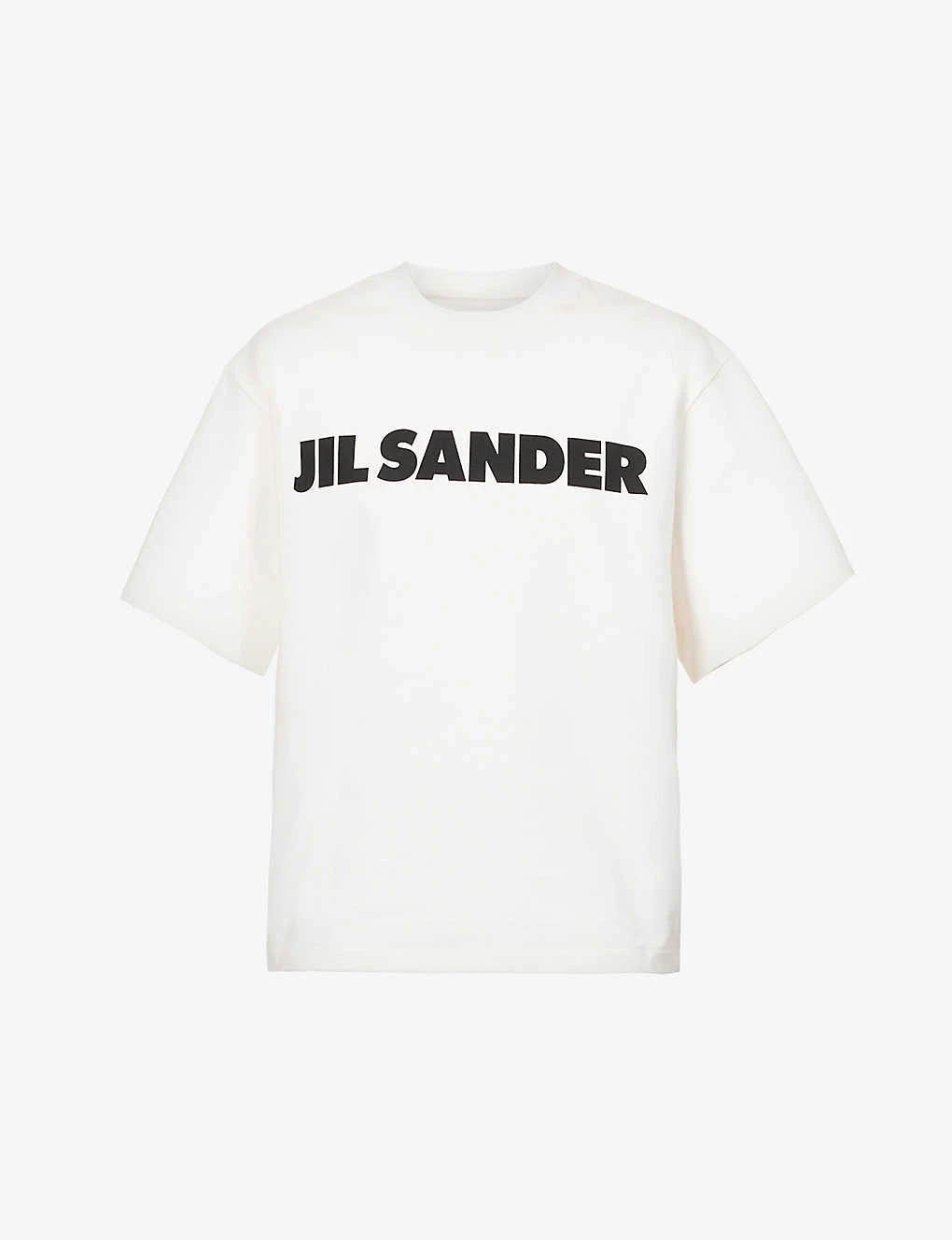 Jil Sander Logo-print Boxy-fit Cotton-jersey T-shirt 1 Jil Sander Logo-print Boxy-fit Cotton-jersey T-shirt