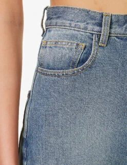 Regular-fit Flare-leg High-rise Jeans 10 Regular-fit Flare-leg High-rise Jeans -Whistles Closet Shop R04179394 BLEUVINTAGE ALT04